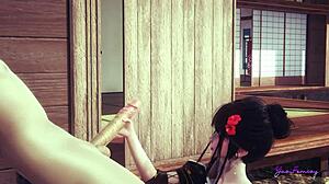 Yaoi Femboy 3D Mia Having Sex With Bubble Butt And Blowjob In Japanese Anime!