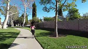 Is the teen step daughter selling pool sex for cash?