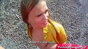 Fucked Emma on construction site