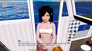 exploring harem hotel in anime game episode 154