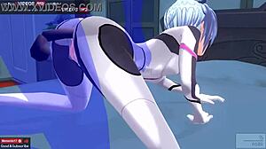 i watch asuka langley get her anal developed in eva hentai