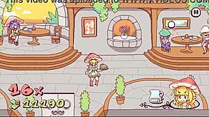 kinky futa waitress puts cum on pizza in hentai