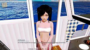 exploring harem hotel in anime game episode 154