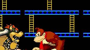 Bowser Koopa And Donkey Kong Vs Mario In Bareback Furry