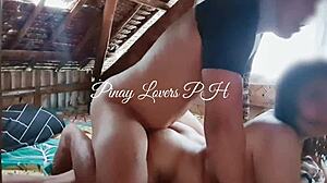 pinay scandal: fucking stepsister in the hut