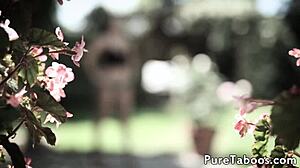 glam babes in taboo cock-sharing threeway