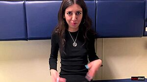 public beauty bangs on train for quick cash