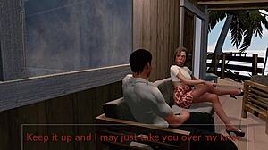 Jack and Emma get spanked hard in paradise!