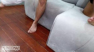 He loves getting fucked by that big cock bareback