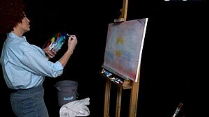 ryan keely cosplaying bob ross getting horny?