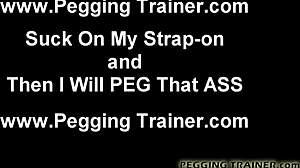 i love pegging you, my favorite slave, in the ass