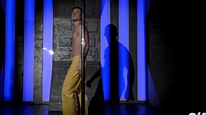 he says, 'watch me strip and dance on the pole, sexy?'