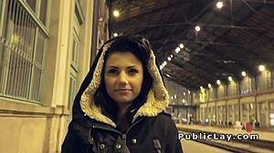 oh my god, hungarian hottie slams huge cock in public pov madness! can't believe this raw action!