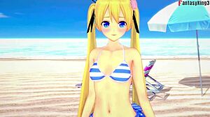 Marie Rose Fucks in Bikini on Beach Pov Doa Fantasy
