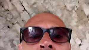 Exhibitionism and sex in medieval village with milf wife 😏🏰