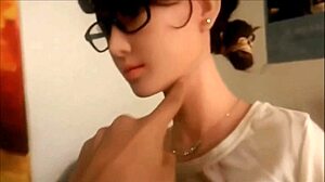 Preparing asian love doll