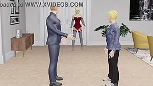 maya in hot threesome lingerie!