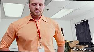 Straight guy tries his first gay blowjob with stories and movies