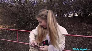 Petite Spanish Teen's Pussy Stretched by Thick Dick in College