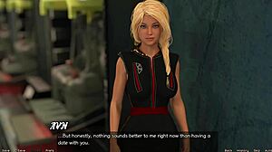 stranded in space, blonde virgin deepthroats monster cock in 3d anime