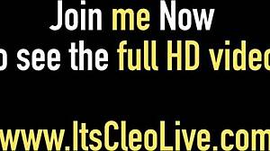 Cleo says, 'I'm pumping my wet pussy on this boat, naked and fingering'