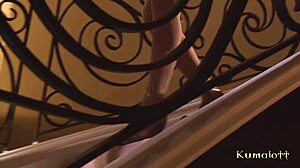 Franziska Facella, huge-titted supermodel, gets intensely fucked by married man in wedding scenario.