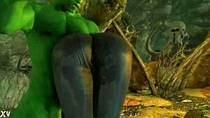 scarlett johansson gets smashed by hulk