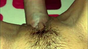 I fucked my friend's wife and creampied her pussy close-up