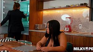 Busty Milf Fucked by Husband's Friend