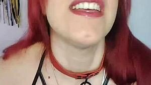 latina in lingerie gives jerk off instructions, look at me