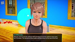 Amateur Family Plays Game with Blondes