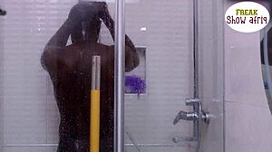 horny madam makes big cock gateman fuck her bent over