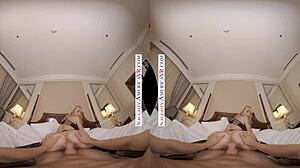 naughty america devon prepares for her play date with big cock and stockings