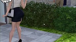 milf cheating with big black cock in 3d.