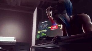 Harley Quinn endures intense hard fucks in compilation