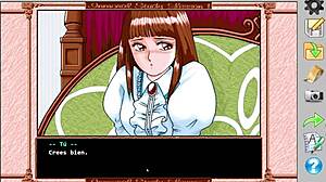 I plays Immoral Study with Shirakawa Reiko in this retro game, full gameplay.