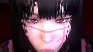 Chained Chainsaw Man In Bondage Hentai 3D Cartoon Action