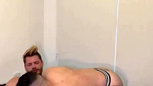 Intriguing anal fucking with hairy gay guy
