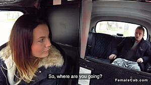 Muscled Bodybuilder Spies And Fucks Tanned Taxi Driver In Backseat