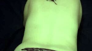 Latina Nerd Plays GTA V Naked, Gets Excited And Masturbates With Toys