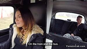 Muscled Bodybuilder Spies And Fucks Tanned Taxi Driver In Backseat