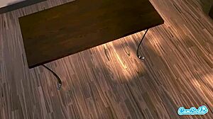 Lesbian 3D Hentai Cartoon Anime with Big Tits and Ass Squirting