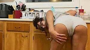 Anna Maria says, 'Watch me dance while doing dishes, part two.'