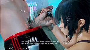 Waifu Academy: Maki Takamura's Nude Scenes Collection