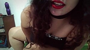 Colombian Milf Touches Pussy While Watching Porn Secretly