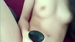 I love watching Alexa Tomas's dirty masturbation with sex toys.