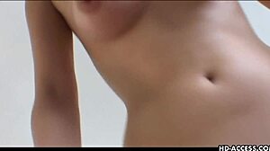 Asian Brunette Performs Intense Blowjob Scene