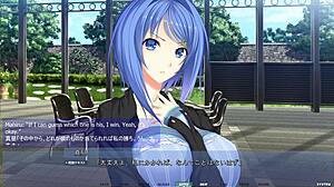 akumeru family, mahiru route part 9, are you masturbating in the garden?