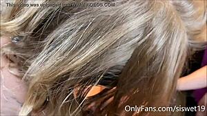 Teen feels intense stretching from triple fisting