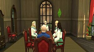 Maestro Roshi's harem gets anal and oral in Dragon Ball episode 34